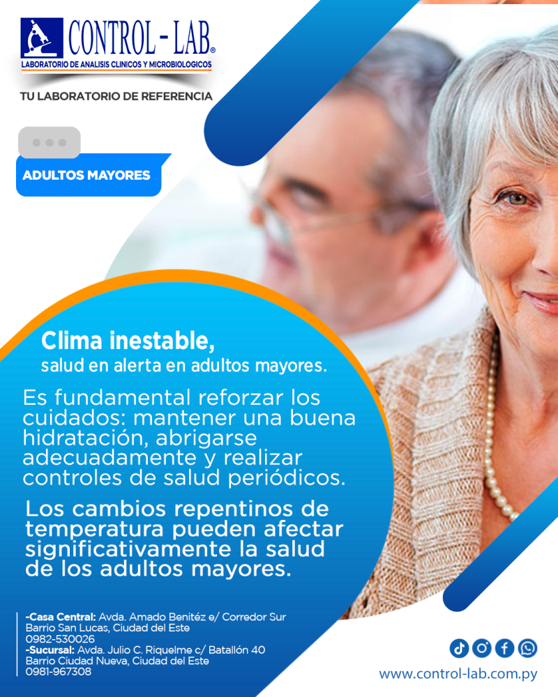 CUIDADO CON LOS CAMBIOS REPENTINOS DE TEMPERATURA